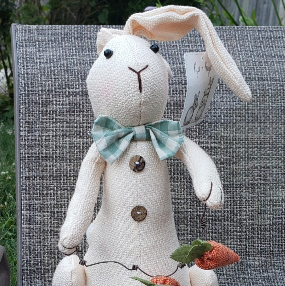 Hip+hop bow tie bunny